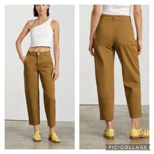 Everlane Women's Cropped Pants in Brown